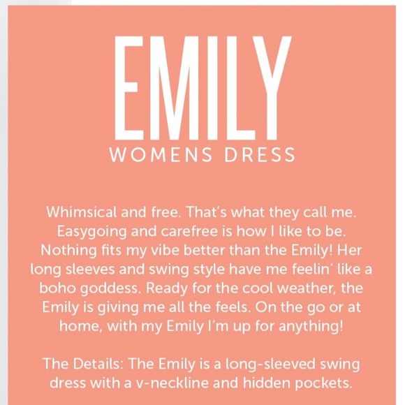 Lularoe Emily Dress - Picture 6 of 6